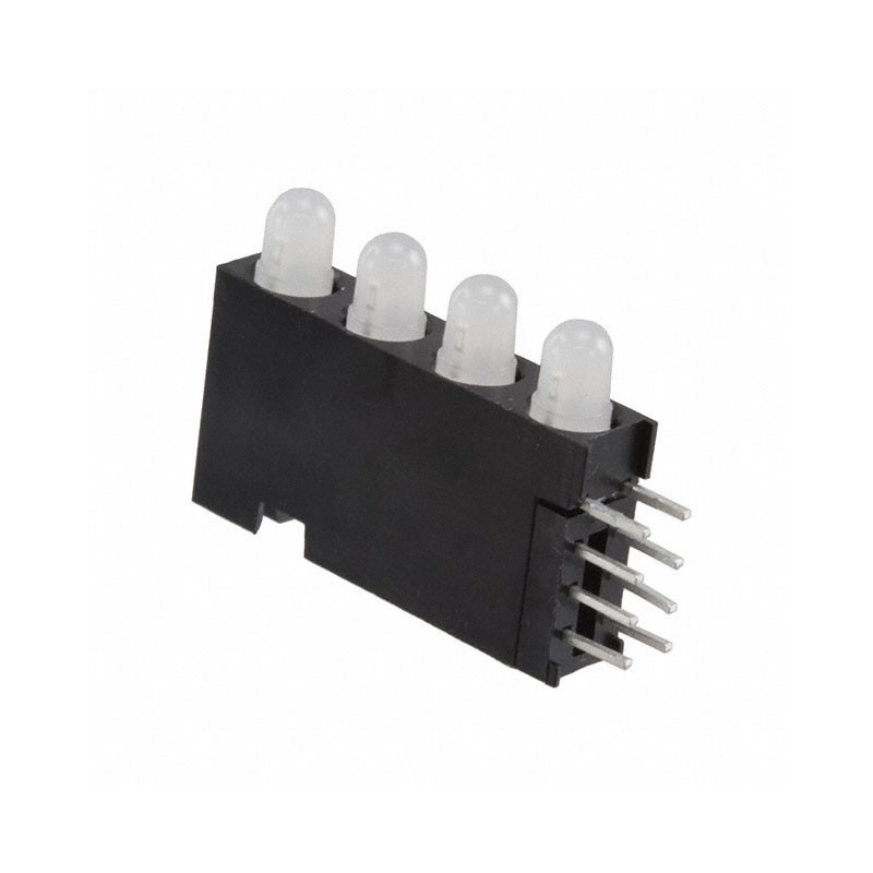 1 pcs : 5680701819F - LED CBI 3MM QUAD GRN/RED RA