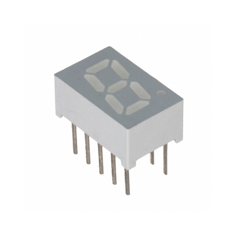 1 pcs : HDSP-211C - S4 PCB 8MM RED CA BLACK