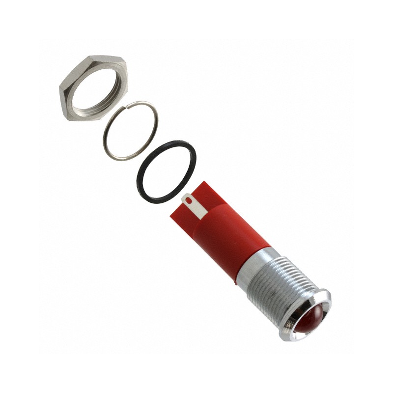 1 pcs : Q14P1CXXR24E - INDICATOR 24V 14MM PROMINENT RED