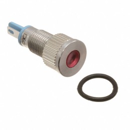 1 pcs : 6201103304F - 8MM FLT PMI RD 12 VDC W/TERMS