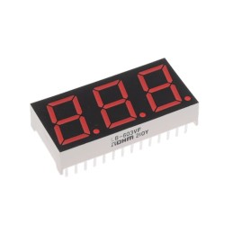 1 pcs : LB-603VF - DISPLAY 7SEG 0.56' TRP RED 28DIP