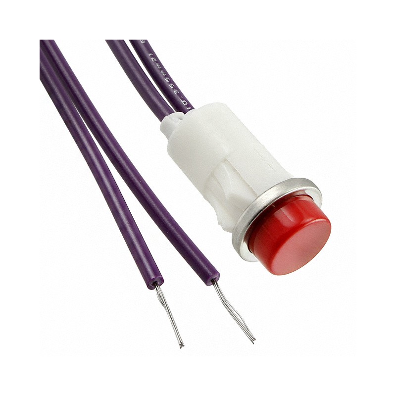 1 pcs : 1090C1-28V - INDICATOR INCAND RED PANEL MNT