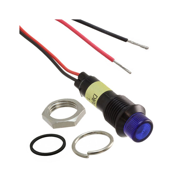 1 pcs : 6823435134F - LED PANEL INDCATOR BLUE 12V