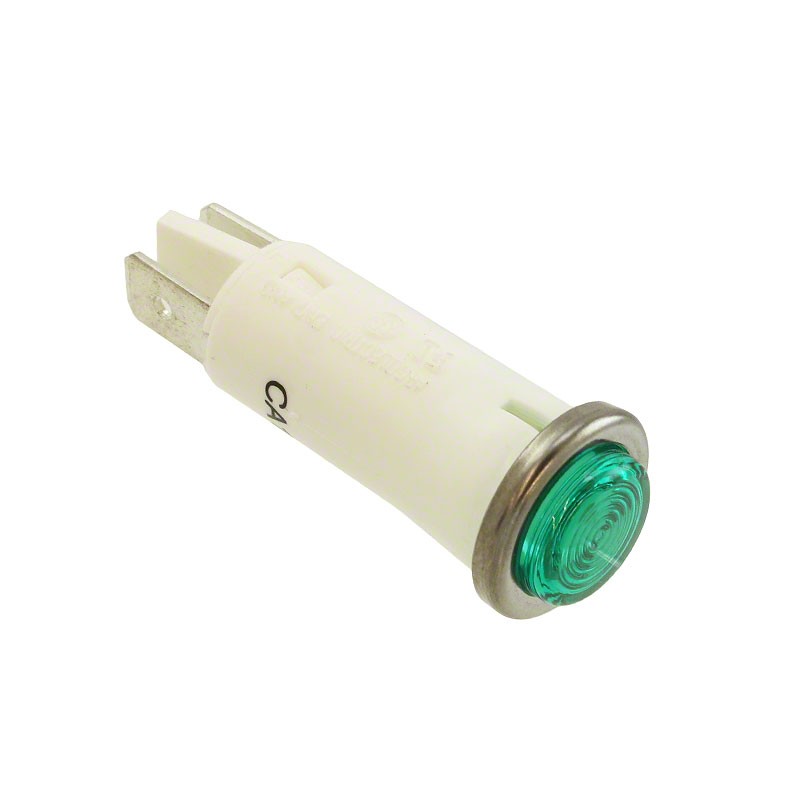 1 pcs : LE67C5G - LED PNL MNT 125/250V GREEN