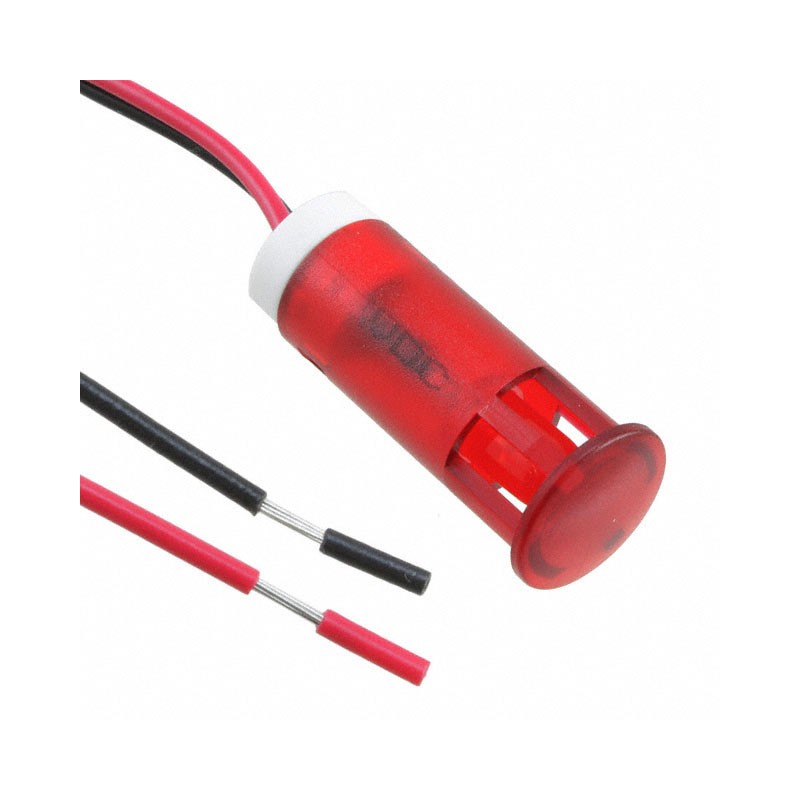 1 pcs : QS103XXR24 - INDICATOR 10MM FIXED RD 24V WIRE