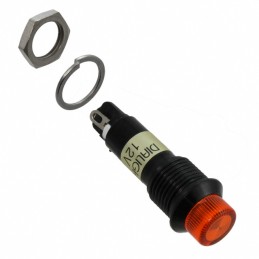 1 pcs : 6123332130F - LED PANEL MNT 12MM YELLOW 12VDC