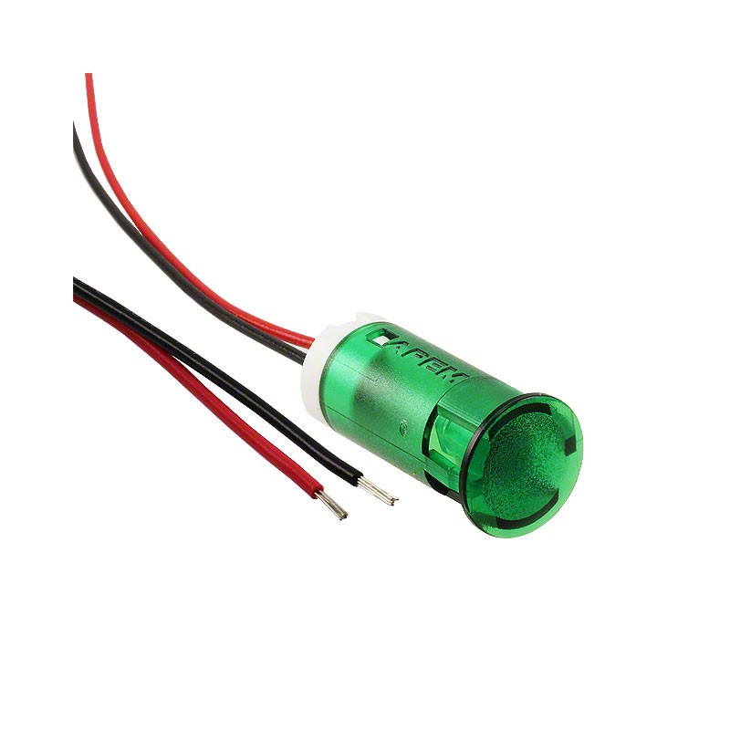 1 pcs : QS123XXG24 - INDICATOR 12MM FIXED GR 24V WIRE