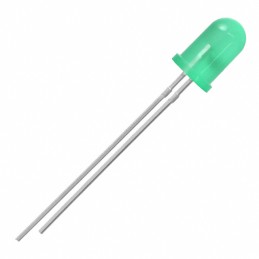 1 pcs : MV64531 - LED GREEN DIFFUSED T-1 3/4 T/H