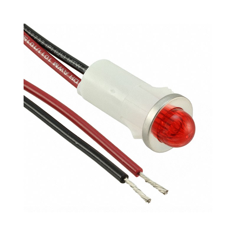 1 pcs : 1092A1-12V - LED PANEL INDICATOR RED 12V