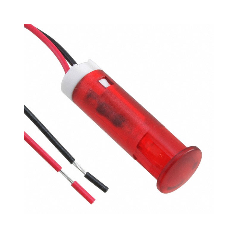 1 pcs : QS83XXR24 - INDICATOR 8MM FIXED RED 24V WIRE