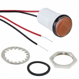 1 pcs : PML50YFVW - LED YELLOW ROUND PANEL MOUNT