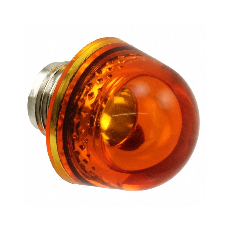 1 pcs : 1280933003 - LENS AMBER PANEL MOUNT THREADED