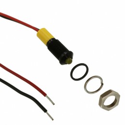 1 pcs : Q6P3BXXY24E - LED PM IND PROMINENT YLW