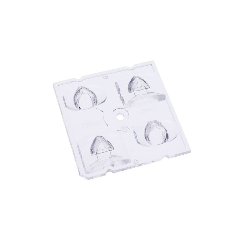 1 pcs : C17831_STRADA-2X2-5050-DWC - LENS CLEAR ASYMMETRICAL SCREW