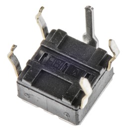 50 pcs - Red Push Plate Tactile Switch, SPST 20 mA 5mm