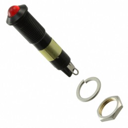 1 pcs : 6091122130F - LED PNL MT 9MM 12V BLACK RED