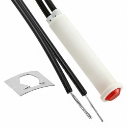 1 pcs : 2120A1 - INDICATOR NEON RED PANEL MNT