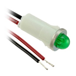 1 pcs : 1092M5-125VAC - LED PANEL INDICATOR GREEN 125V