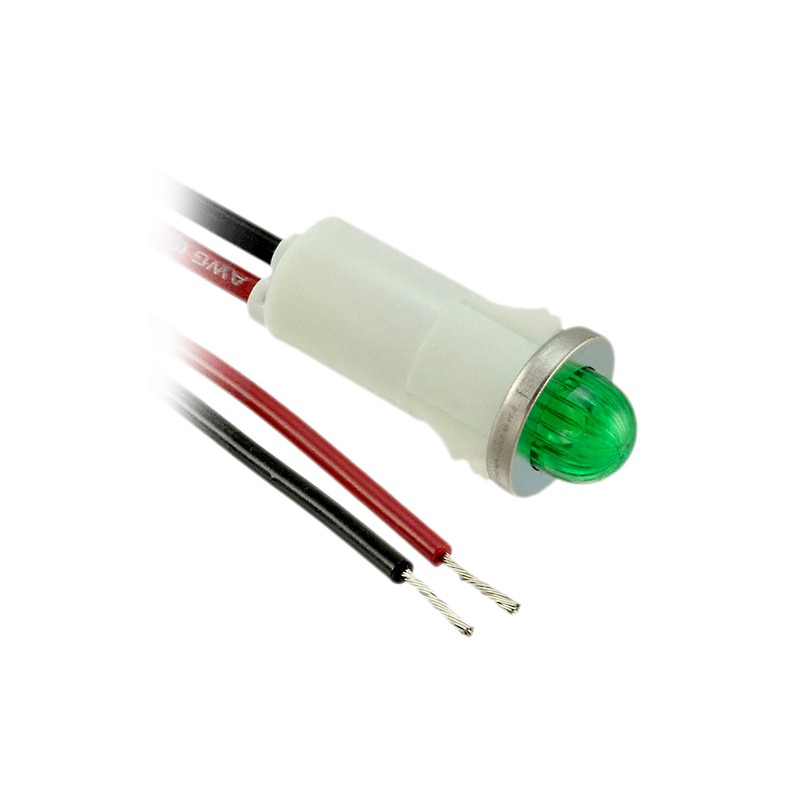 1 pcs : 1092M5-125VAC - LED PANEL INDICATOR GREEN 125V