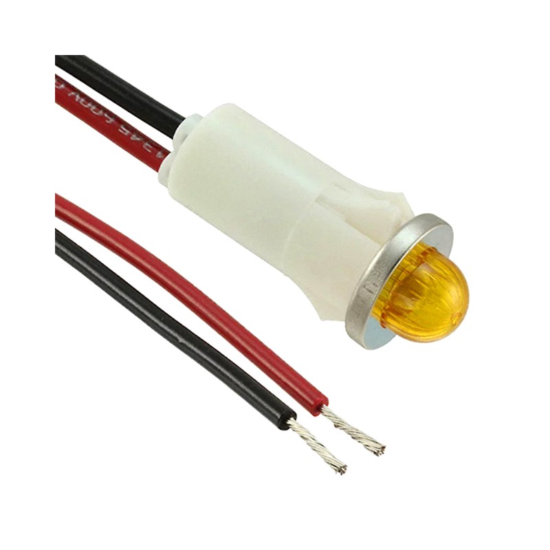 1 pcs : 1092A3-125VAC - LED PANEL INDICATOR AMBER 125V