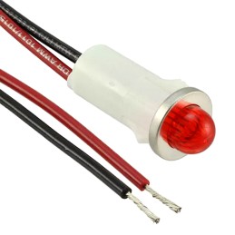 1 pcs : 1092M1-125VAC - LED PANEL INDICATOR RED 125V