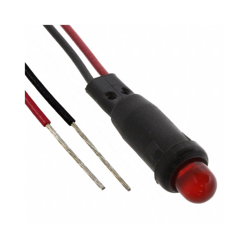 1 pcs : L59D-R12-W - LED PANEL INDICATOR RED 12V
