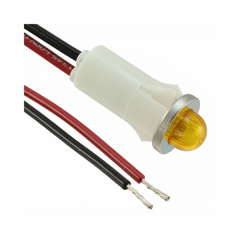 1 pcs : 1092A3-12V - LED PANEL INDICATOR AMBER 12V