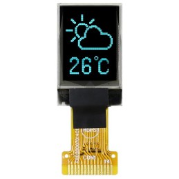 2 pcs : MCOT048064A1V-BI - 48x64 graphic TAB OLED, blue on