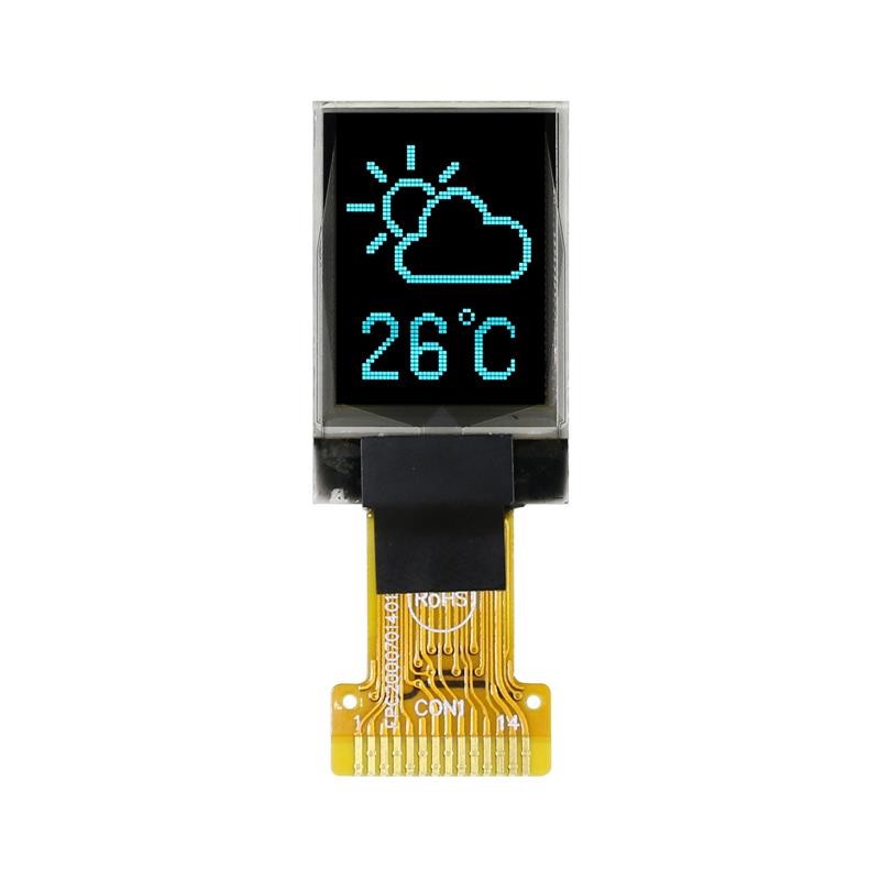 2 pcs : MCOT048064A1V-BI - 48x64 graphic TAB OLED, blue on