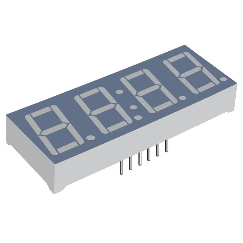 1 pcs : XDMDK14A4-1A - 0.56' 4-DIGIT RED LED DISPLAY