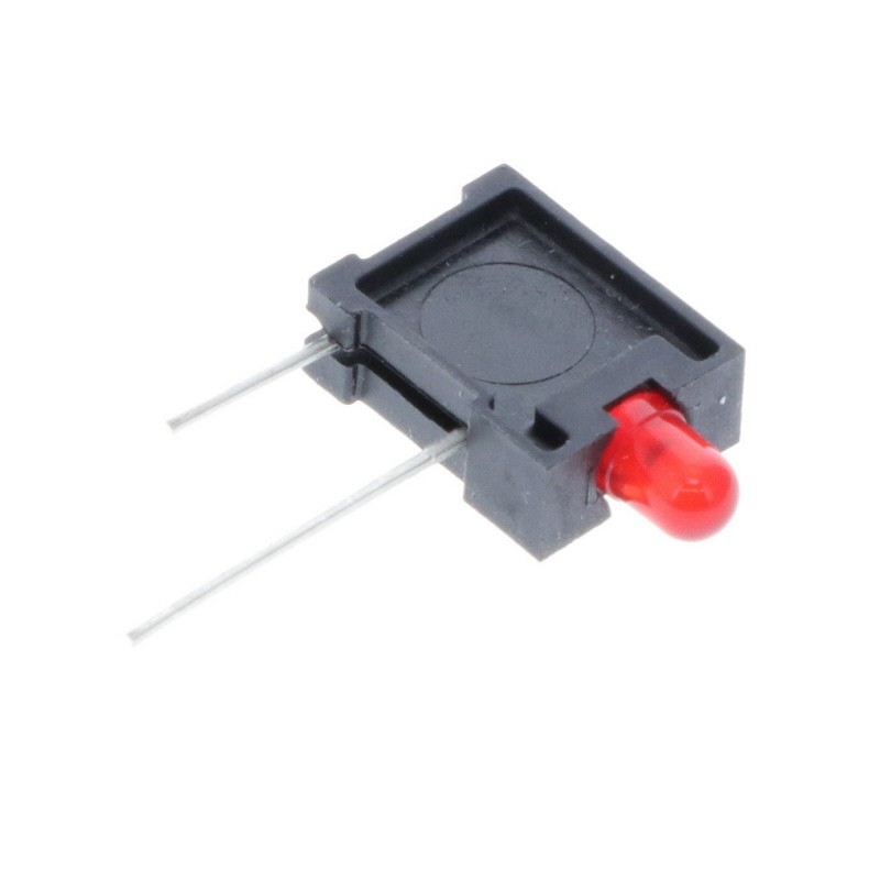 1 pcs : 0035.7022 - HOLDER LED 3MM RED RA
