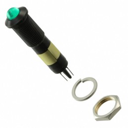 1 pcs : 6091222130F - LED PNL MT 9MM 12V BLACK GREEN