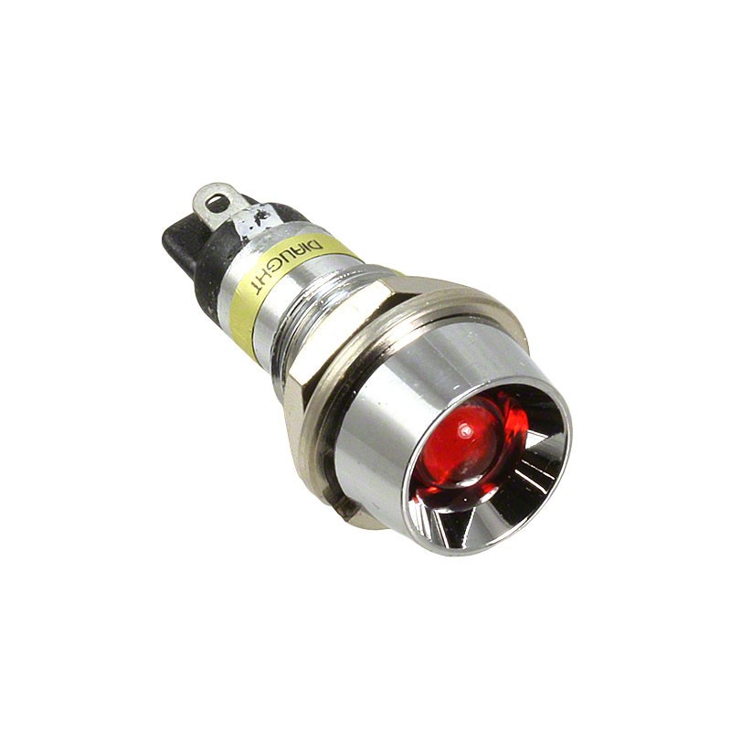 1 pcs : 6072112110F - LED PNL IND 7MM RED RECESS