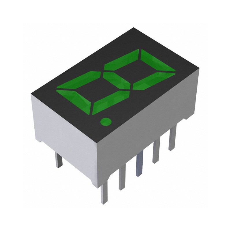 1 pcs : LA-301ML - DISPLAY 7SEG 0.31' SGL GRN 10DIP