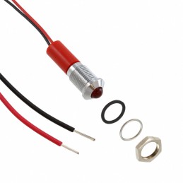 1 pcs : Q8P3CXXR12E - LED PM INDICATOR PROMINENT RED