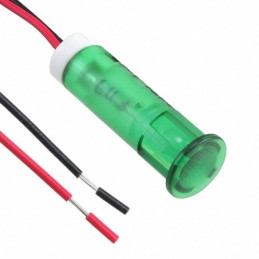 1 pcs : QS83XXG24 - INDICATOR 8MM FIXED GRN 24V WIRE