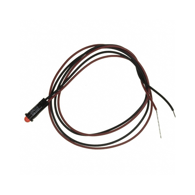 1 pcs : 5580101007F - IND SNAP-IN PANEL MNT 650NM RED