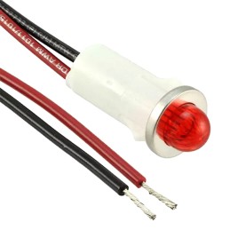 1 pcs : 1092A1-125VAC - LED PANEL INDICATOR RED 125V