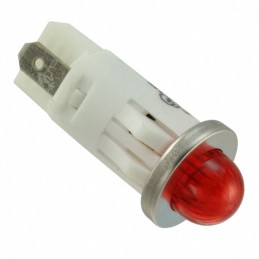 1 pcs : 1092QM1-12V - LED PMI, RED, SMALL DOME, 12V 3/