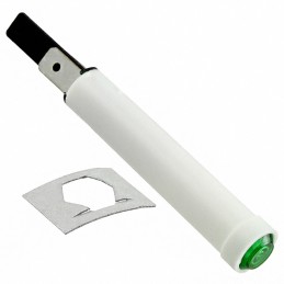 1 pcs : 2112QA5 - INDICATOR NEON GREEN PANEL MNT