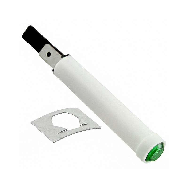 1 pcs : 2112QA5 - INDICATOR NEON GREEN PANEL MNT