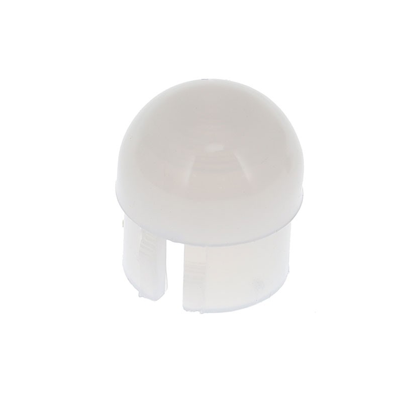 1 pcs : 4344 - LENS WHITE WIDE SNAP-IN