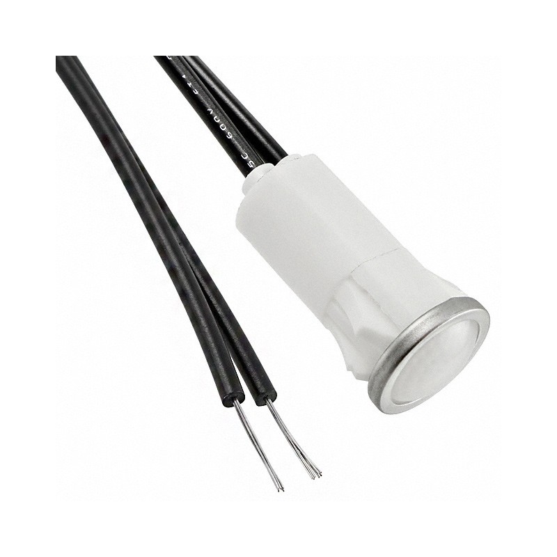 1 pcs : 1030D4 - INDICATOR NEON WHITE PANEL MNT