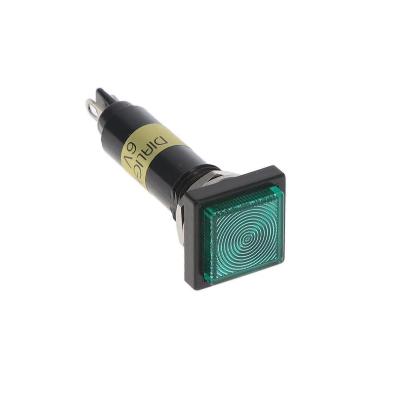 1 pcs : 6104232120F - LED PNL IND 10MM SQUARE GRN POLY