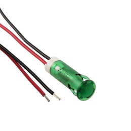 1 pcs : QS63XXG12 - INDICATOR 6MM FIXED GRN 12V WIRE