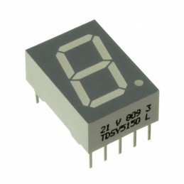 1 pcs : TDSO5150-LM - DISP 7SEG 0.51' SGL OR-RED 10DIP