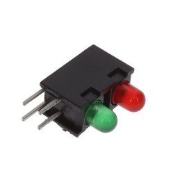 1 pcs : 0035.9675.5 - HOLDER 2ER BLOCK R/A GREEN/RED