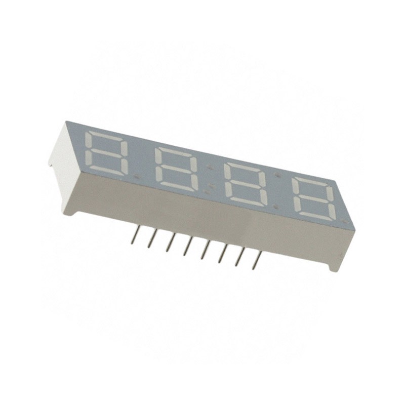1 pcs : MSQC4411C - LED 7-SEG CLOCK 4DIG CA GRN .4'