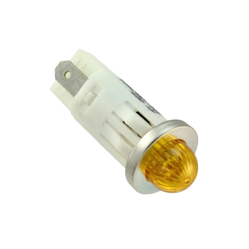 1 pcs : 1092QM3-125VAC - LED PANEL INDICATOR AMBER 125V