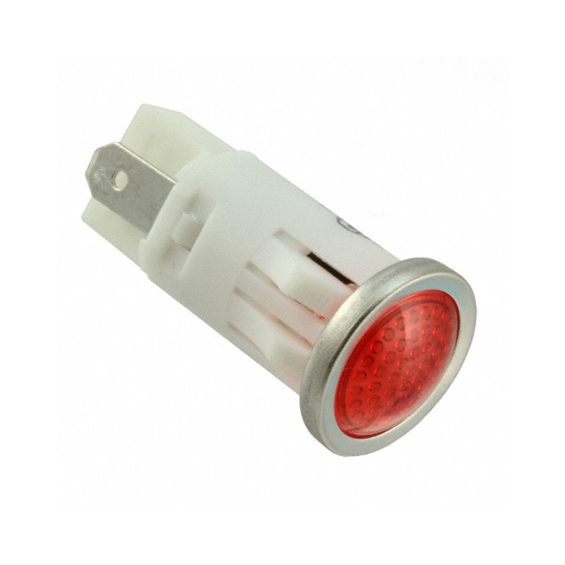 1 pcs : 1092QD1-28V - LED PMI, RED, SEMI-DOME, 28V, 3/